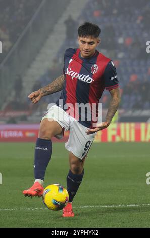 Bologna, Italien. November 2024 30. Bolognas Santiago Castro während des italienischen Fußballspiels Enilive Serie A zwischen Bologna f.c. und Venezia im DallÕAra-Stadion in Bologna, Norditalien, Samstag, 30. November, 2024. Sport - Fußball - (Foto Michele Nucci Credit: LaPresse/Alamy Live News Stockfoto