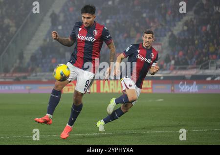 Bologna, Italien. November 2024 30. Bolognas Santiago Castro während des italienischen Fußballspiels Enilive Serie A zwischen Bologna f.c. und Venezia im DallÕAra-Stadion in Bologna, Norditalien, Samstag, 30. November, 2024. Sport - Fußball - (Foto Michele Nucci Credit: LaPresse/Alamy Live News Stockfoto