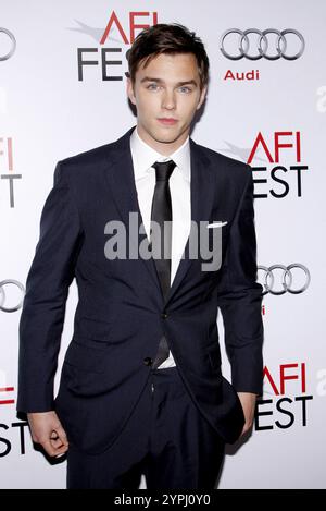 HOLLYWOOD, KALIFORNIEN - 5. NOVEMBER 2009: Nicholas Hoult beim AFI FEST 2009, der am 5. November 2009 im Grauman's Chinese Theater in Hollywood, USA, vorgeführt wurde. Stockfoto