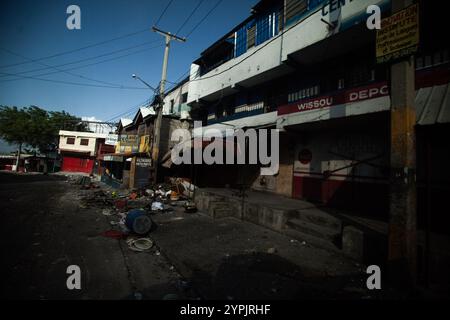 Port-au-Prince, Port-au-Prince, Haiti. November 2024 30. Haiti, haitianische Polizei und MSS, Operation gegen bewaffnete Banden. (Credit Image: © Patrice Noel/ZUMA Press Wire) NUR REDAKTIONELLE VERWENDUNG! Nicht für kommerzielle ZWECKE! Stockfoto