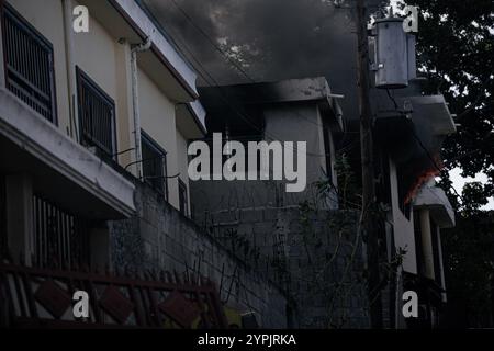 Port-au-Prince, Port-au-Prince, Haiti. November 2024 30. Haiti, haitianische Polizei und MSS, Operation gegen bewaffnete Banden. (Credit Image: © Patrice Noel/ZUMA Press Wire) NUR REDAKTIONELLE VERWENDUNG! Nicht für kommerzielle ZWECKE! Stockfoto