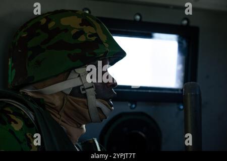 Port-au-Prince, Port-au-Prince, Haiti. November 2024 30. Haiti, haitianische Polizei und MSS, Operation gegen bewaffnete Banden. (Credit Image: © Patrice Noel/ZUMA Press Wire) NUR REDAKTIONELLE VERWENDUNG! Nicht für kommerzielle ZWECKE! Stockfoto