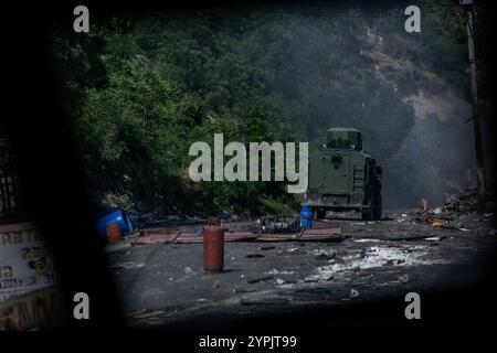 Port-au-Prince, Port-au-Prince, Haiti. November 2024 30. Haiti, haitianische Polizei und MSS, Operation gegen bewaffnete Banden. (Credit Image: © Patrice Noel/ZUMA Press Wire) NUR REDAKTIONELLE VERWENDUNG! Nicht für kommerzielle ZWECKE! Stockfoto