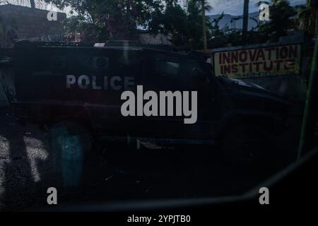 Port-au-Prince, Port-au-Prince, Haiti. November 2024 30. Haiti, haitianische Polizei und MSS, Operation gegen bewaffnete Banden. (Credit Image: © Patrice Noel/ZUMA Press Wire) NUR REDAKTIONELLE VERWENDUNG! Nicht für kommerzielle ZWECKE! Stockfoto