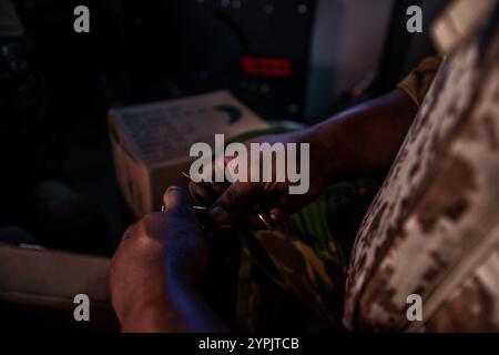 Port-au-Prince, Port-au-Prince, Haiti. November 2024 30. Haiti, haitianische Polizei und MSS, Operation gegen bewaffnete Banden. (Credit Image: © Patrice Noel/ZUMA Press Wire) NUR REDAKTIONELLE VERWENDUNG! Nicht für kommerzielle ZWECKE! Stockfoto
