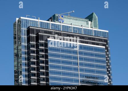 RBC-Gebäude an der Wellington Street West in der Innenstadt von Toronto, Ontario, Kanada Stockfoto