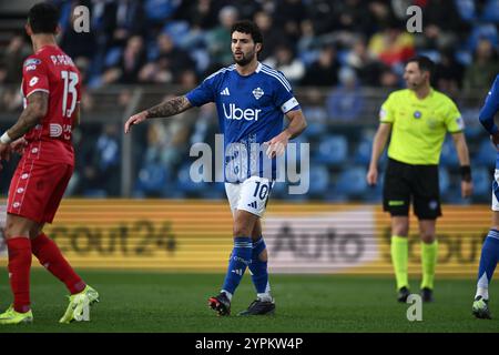 Patrick Cutrone (Como) während der italienischen Serie A Spiel zwischen Como 1-1 Monza im Giuseppe Sinigaglia Stadion am 30. November 2024 in Como, Italien. (Foto: Maurizio Borsari/AFLO) Stockfoto