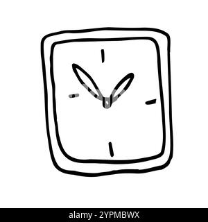 Vektoruhr. Symbol, Geschäftszeichen. Vektor eps.10 Stock Vektor