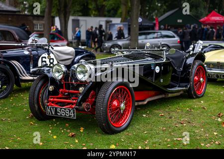 1933 Riley MPH, ausgestellt im Bicester Heritage Scramble am 6. Oktober 2024. Stockfoto