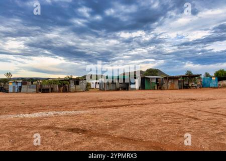 Shanty Town Ghetto, Slum informelle Siedlung in kapstadt, Westprovinz, Südafrika Stockfoto