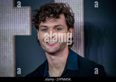 Jesse Hyde kommt zur europäischen Premiere von Better man im Odeon Luxe Leicester Square Cinema. Der visionäre neue Film über Robbie Williams. Stockfoto