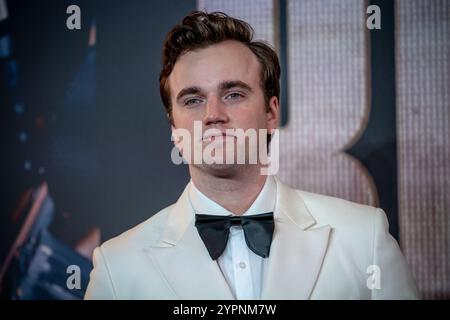 Liam Head kommt zur europäischen Premiere von Better man im Odeon Luxe Leicester Square Cinema. Der visionäre neue Film über Robbie Williams. Stockfoto