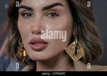 Susana Rentería kommt zur europäischen Premiere von Better man im Odeon Luxe Leicester Square Cinema. Der visionäre neue Film über Robbie Williams. Stockfoto