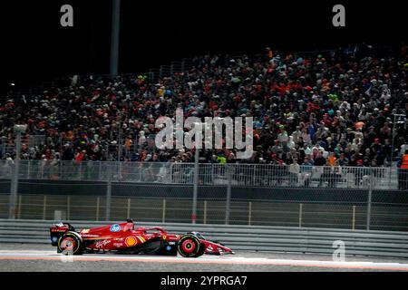 Doha, Katar. Dezember 2024. Dezember 2024, Losail International Circuit, Doha, Formel 1 Qatar Airways Qatar Grand Prix 2024, im Bild Charles Leclerc (MCO), Scuderia Ferrari HP/dpa/Alamy Live News Stockfoto