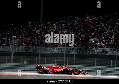 Dezember 2024, Losail International Circuit, Doha, Formel 1 Qatar Airways Qatar Grand Prix 2024, im Bild Carlos Sainz Jr. (ESP), Scuderia Ferrari HP Stockfoto