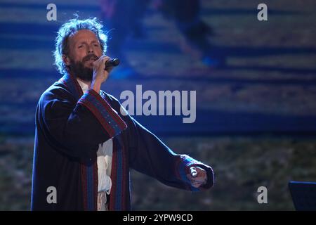 Mailand, Italien. Dezember 2024. Jovanotti bei &#x2018;Che tempo che fa' tv Show, Mailand, 01. Dezember 2024 (Foto: Gian Mattia D'Alberto /LaPresse) Credit: LaPresse/Alamy Live News Stockfoto