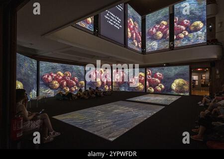 Van Gogh Alive Multimedia-Ausstellung, Ateneo Mercantil de Valencia, Valencia, valencianische Gemeinschaft, Spanien, Europa Stockfoto