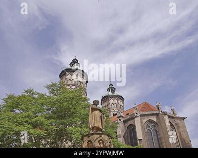 Im Frühjahr im Dom St. Peter und Paul von Naumburg. Naumburg, Sachsen-Anhalt, Deutschland, Europa Stockfoto