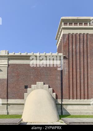 C Mine, Industriemuseum und Kulturzentrum in einem alten Kohlebergbau-Komplex mit unterirdischen Touren. Genk, Belgien. Dezember 2020 Stockfoto
