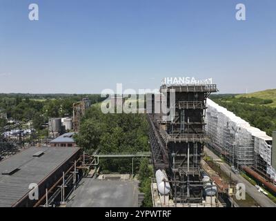 Die Kokerei Hansa ist ein Architektur- und Industriemonument in Dortmund. Sie wurde zwischen 1927 und 1928 als Koksofenanlage errichtet. Im Jahr 199 Stockfoto