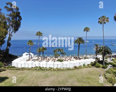 Descanso Beach Club, Santa Catalina Island. USA, berühmte Touristenattraktion in Südkalifornien, USA. Juni 2020 Stockfoto