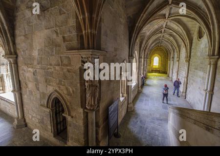 Claustro, construido entre 1317 y 1340, estilo gotico, catedral de Evora, Basilica SE Catedral de Nossa Senhora da Assuncao, Evora, Alentejo, P Stockfoto