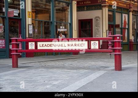 London, UK, 24. März 2024: Leadenhall Market in London. UK Stockfoto