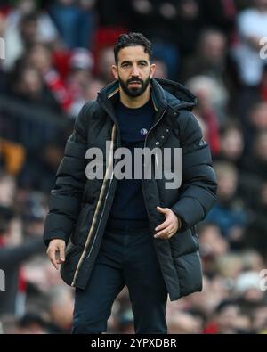 Ruben Amorim Manager von Manchester United während des Premier League Spiels Manchester United gegen Everton in Old Trafford, Manchester, Großbritannien, 1. Dezember 2024 (Foto: Craig Thomas/News Images) Stockfoto