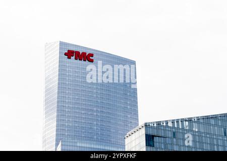 Hauptsitz der FMC Corporation in Philadelphia, Pennsylvania, USA. Stockfoto