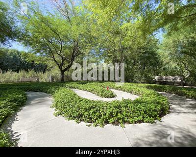 Sunnylands Zentrum und Garten in Rancho Mirage, Wüstenpark, Heimat einer Vielzahl von Pflanzen und Tieren, Kalifornien, USA. September 202 Stockfoto