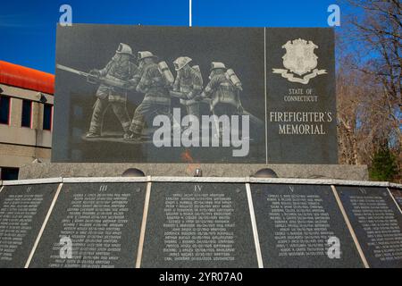 Connecticut State Firefighter’s Memorial, Windsor Locks, Connecticut Stockfoto