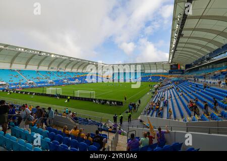 Gold Coast, Australien. Dezember 2024. Robina, Australien, 1. Dezember 2024: Allgemeiner Blick ins Stadion vor dem Freundschaftsspiel zwischen Australias CommBank Matildas und brasilianischen Frauen im CBUS Super Stadium, Robina, Australien Matthew Starling (Promediapix/SPP) Credit: SPP Sport Press Photo. /Alamy Live News Stockfoto