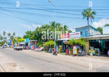 Mui ne, Vietnam - 7. Oktober 2024 - Straßen im Ferienort Mui ne Stockfoto