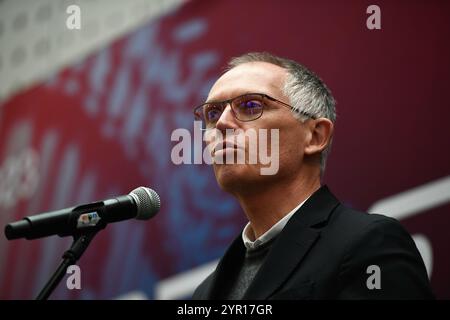 Torino, Italien. November 2023. Foto Alberto Gandolfo/LaPresse 23-11-2023 Turin, Italien - Cronaca - Fahren Sie anders. Dall'Austerity alla mobilit&#xe0; del futuro. Nella Foto: Carlos Tavares23. November 2023 Turin Italien - News - Drive different. Dall'Austerity alla mobilit&#xe0; del futuro. Auf dem Foto: Carlos Tavares Credit: LaPresse/Alamy Live News Stockfoto