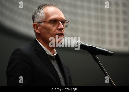 Torino, Italien. November 2023. Foto Alberto Gandolfo/LaPresse 23-11-2023 Turin, Italien - Cronaca - Fahren Sie anders. Dall'Austerity alla mobilit&#xe0; del futuro. Nella Foto: Carlos Tavares23. November 2023 Turin Italien - News - Drive different. Dall'Austerity alla mobilit&#xe0; del futuro. Auf dem Foto: Carlos Tavares Credit: LaPresse/Alamy Live News Stockfoto