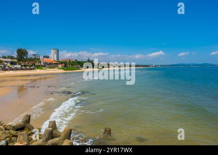 Tropische Strände in der Stadt Mui ne, Vietnam Stockfoto