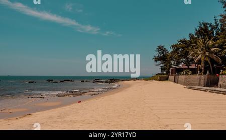 Tropische Strände in der Stadt Mui ne, Vietnam Stockfoto