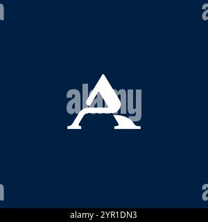 Buchstaben A, PA- oder AP-Logo oder -Symbol Stock Vektor