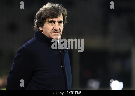 Foto Massimo Paolone/LaPresse 29 Dicembre 2023 - Firenze, Italia - Sport, calcio - Fiorentina vs Turin - Campionato italiano di calcio Serie A TIM 2023/2024 - Stadio Artemio Franchi. Nella Foto: Presidente Torino FC Urbano Kairo 29. Dezember 2023 Florenz, Italien - Sport, calcio - Fiorentina vs Turin - italienische Fußballmeisterschaft der Serie A 2023/2024 - Artemio Franchi Stadium. Auf dem Bild: Präsident des Turino FC Urbano Kairo Stockfoto