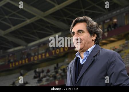 Torino, Italien. November 2023. Foto Fabio Ferrari/LaPresse 02 Novembre 2023 Turin, Italia Sport calcio - ESCLUSIVA TORINO FC - Turin vs Frosinone - Coppa Italia FRECCIAROSSA 2023/2024 - Stadio Olimpico Grande Turin - Nella Foto: Urbano Kairo 02. November 2023 Turin, Italien Sportfußball - EXKLUSIVER TORINO FC. - Turin gegen Frosinone - FRECCIAROSSA Italian Cup 2023/2024 - Olimpico Grande Torino Stadion - auf dem Foto: Urbano Cairo Credit: LaPresse/Alamy Live News Stockfoto