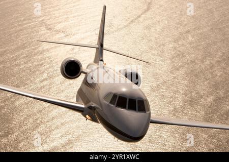 PH-CHT – Dassault Falcon 2000EX Private Business Jet Air-Luft-Fotografie Stockfoto