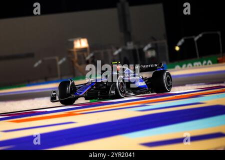 Doha, Katar. November 2024. #43 Franco Colapinto (ARG, Williams Racing), F1 Grand Prix von Katar auf dem Lusail International Circuit am 29. November 2024 in Doha, Katar. (Foto von HOCH ZWEI) Credit: dpa/Alamy Live News Stockfoto