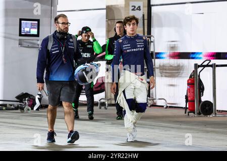 Doha, Katar. November 2024. #43 Franco Colapinto (ARG, Williams Racing), F1 Grand Prix von Katar auf dem Lusail International Circuit am 29. November 2024 in Doha, Katar. (Foto von HOCH ZWEI) Credit: dpa/Alamy Live News Stockfoto