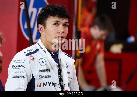 Doha, Katar. November 2024. #23 Alexander Albon (THA, Williams Racing), F1 Grand Prix von Katar auf dem Lusail International Circuit am 29. November 2024 in Doha, Katar. (Foto von HOCH ZWEI) Credit: dpa/Alamy Live News Stockfoto