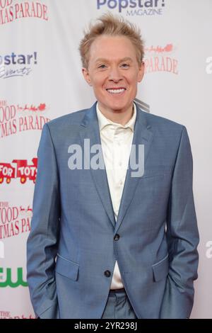 Hollywood, ca. 1. Dezember 2024. Clay Aiken beim 92. Jahrestag der Hollywood Christmas Parade, die Marine Toys for Tots auf dem Hollywood Blvd in Hollywood, Kalifornien am 1. Dezember 2024 unterstützte. Quelle: Faye Sadou/Media Punch/Alamy Live News Stockfoto