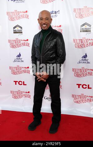 Hollywood, ca. 1. Dezember 2024. Montel Williams beim 92. Jahrestag der Hollywood Christmas Parade am 1. Dezember 2024 als Unterstützung für Marine Toys for Tots auf dem Hollywood Blvd in Hollywood, Kalifornien. Quelle: Faye Sadou/Media Punch/Alamy Live News Stockfoto