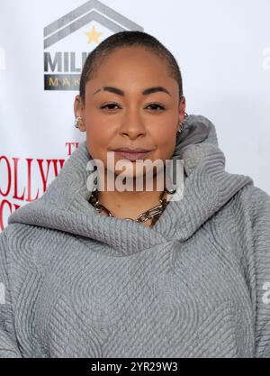 Hollywood, ca. 1. Dezember 2024. Raven-Symone beim 92. Jahrestag der Hollywood Christmas Parade mit Marine Toys for Tots auf dem Hollywood Blvd in Hollywood, Kalifornien am 1. Dezember 2024. Quelle: Faye Sadou/Media Punch/Alamy Live News Stockfoto