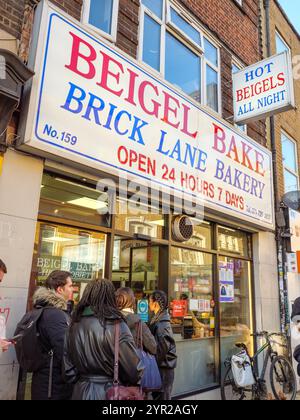 Beigel Bake Brick Lane Bakery, London, Großbritannien Stockfoto