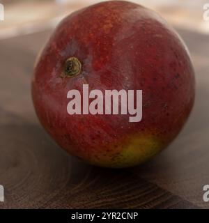Makrofoto mit Mangobrüchten Stockfoto