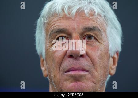 Mailand, Italien. 30. August 2024. Gianpiero Gasperini von Atalanta während des Fußballspiels der Serie A zwischen Inter und Atalanta im San Siro Stadion in Mailand, Norditalien - Freitag, 30. August 2024. Sport - Fußball . (Foto: Spada/Lapresse) Credit: LaPresse/Alamy Live News Stockfoto